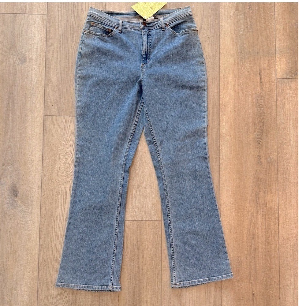 Vintage Denim & Co Womens Size 14 Medium Wash Bootcut Jeans Stretch Blue NWT